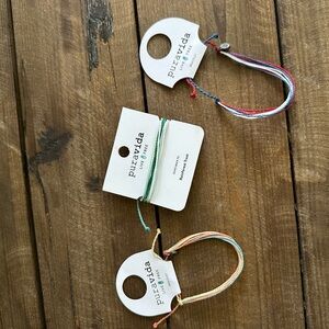 Pura Vida Colorful String Bracelet Trio